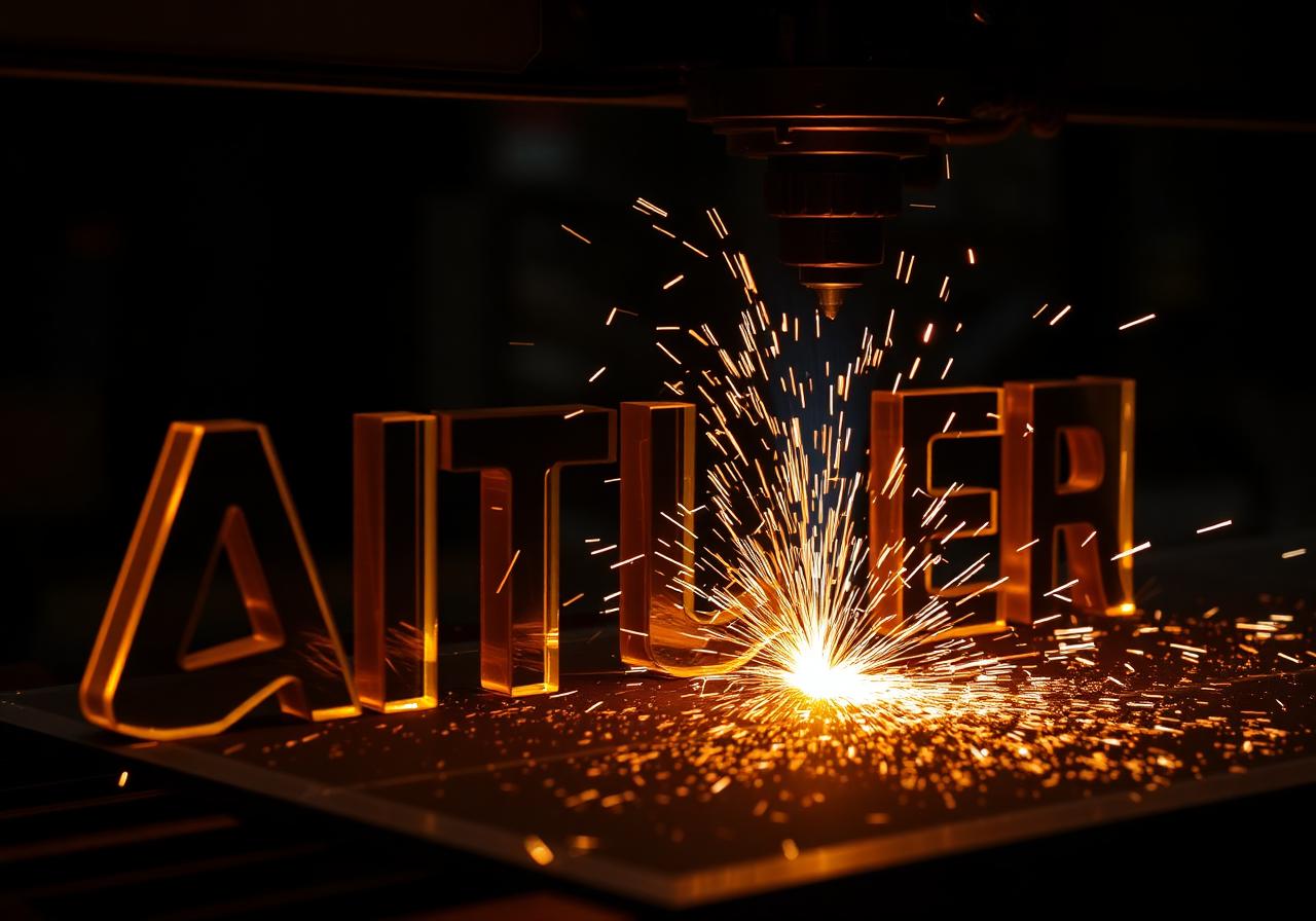 CNC Cắt Chữ Mica